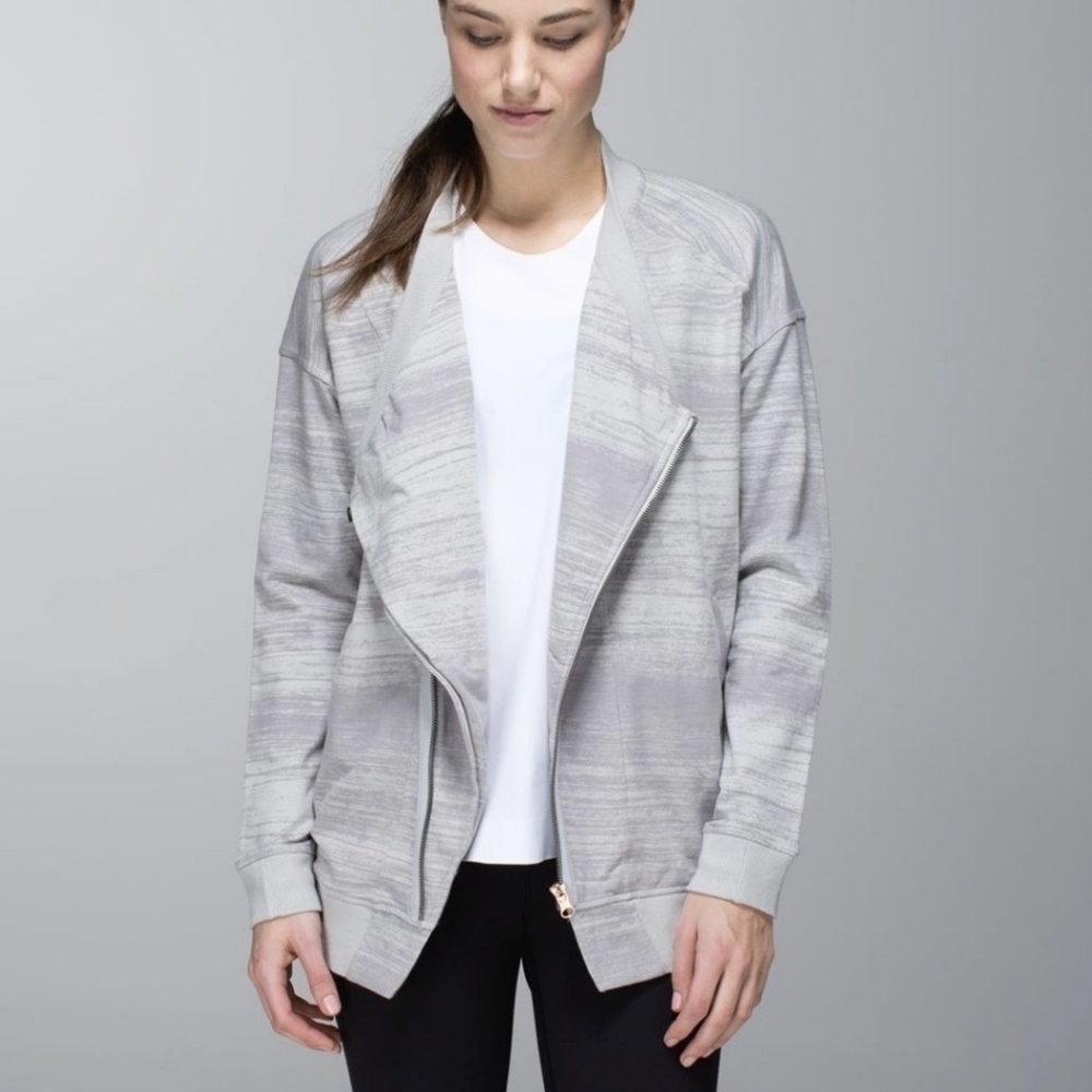 Lululemon Mula Wrap Righteous Stripe Jacket